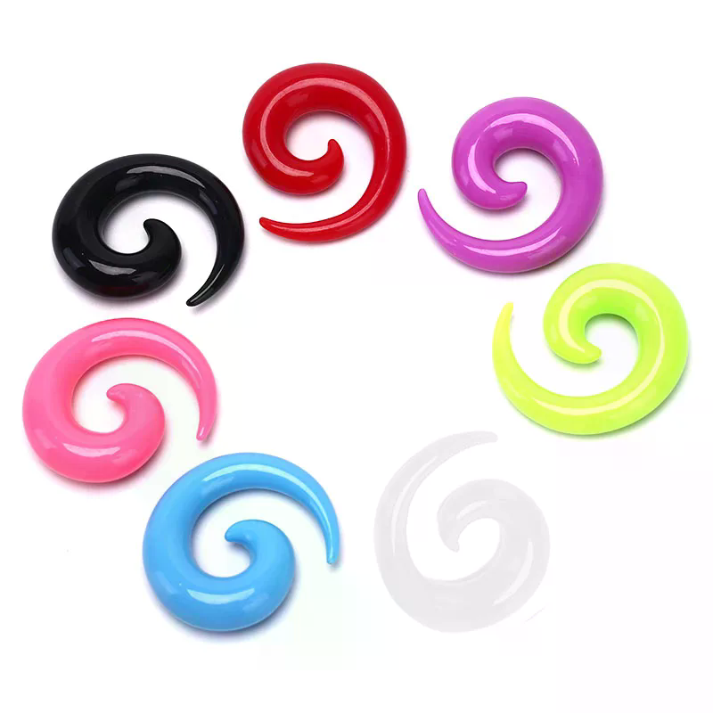Body Jewelry Quality - 16PCS /set Spiral Taper Flesh Tunnel