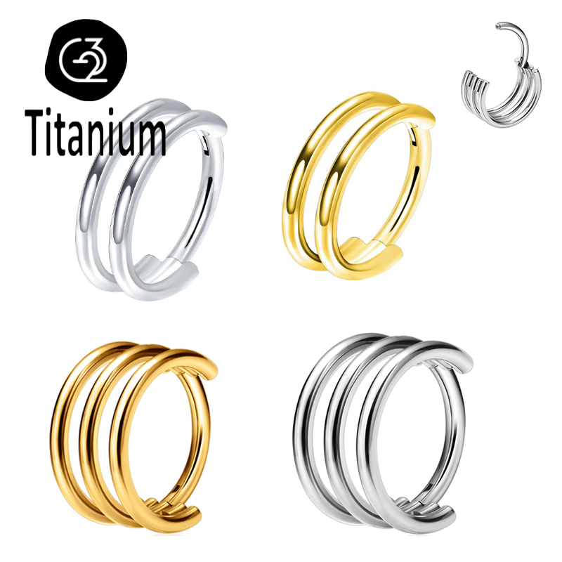 Conch Earring Hoop - ASTM F136 Ear Piercing G23 Titanium