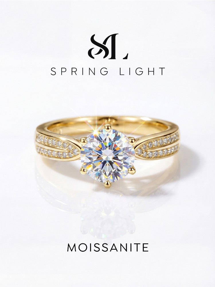 Body Jewelry High Quality - Fashion 1CT Moissanite Diamond White Stone