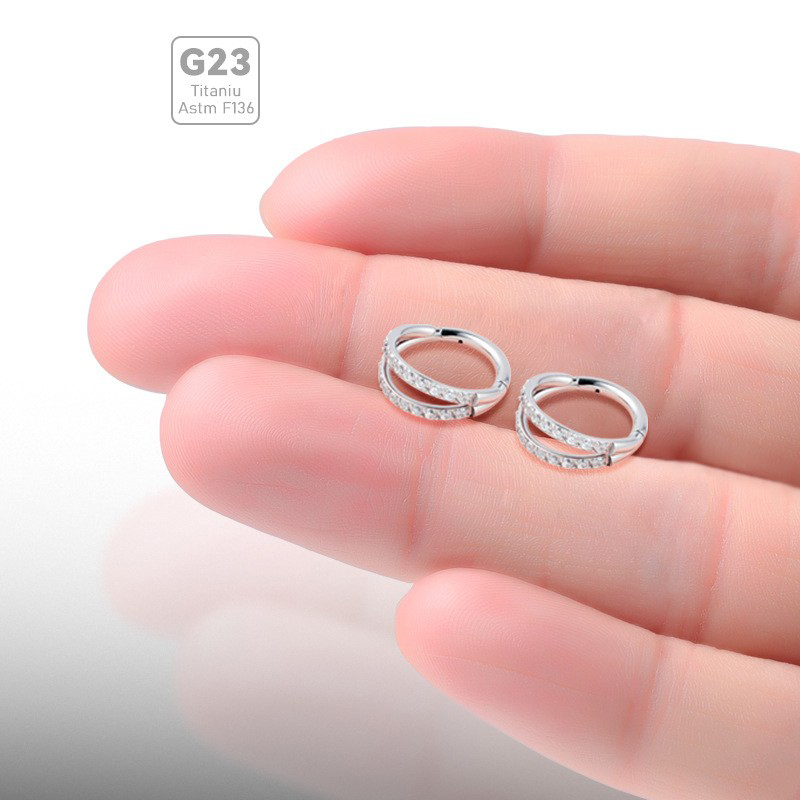ASTM F136 Titanium Conch Hoop  - Conch Earring Hoop ulasan dan harga