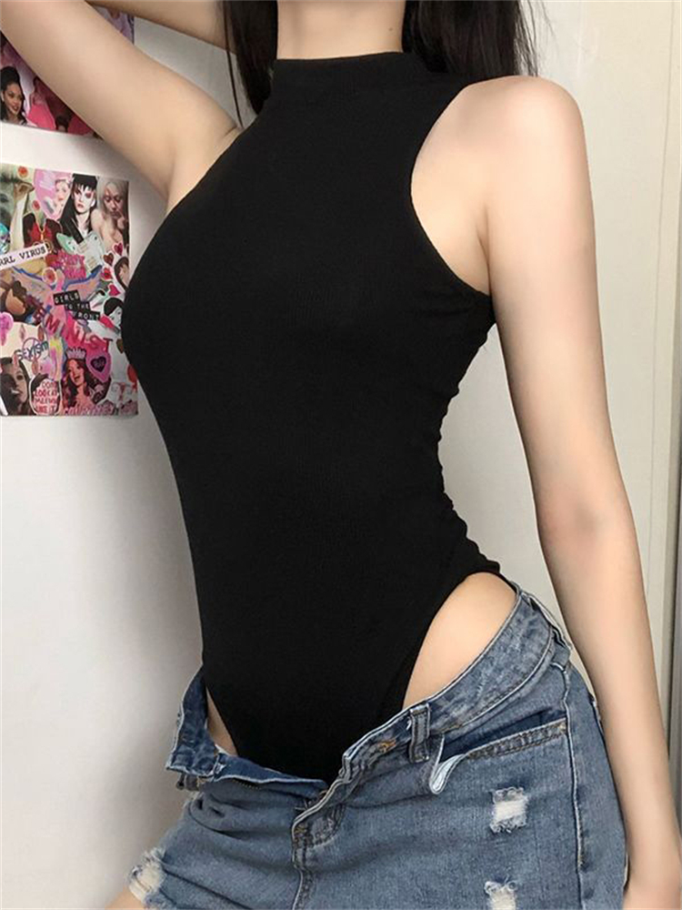Harajuku Solid Jumpsuit Women  - Body Jewelry Retainers ulasan dan harga