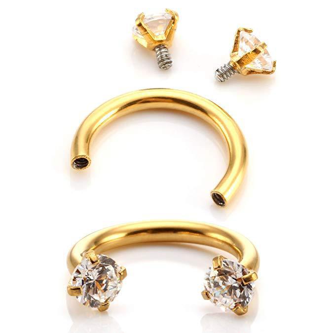 1PC Stainless Steel Tragus Pie - Conch Earring Hoop ulasan dan harga