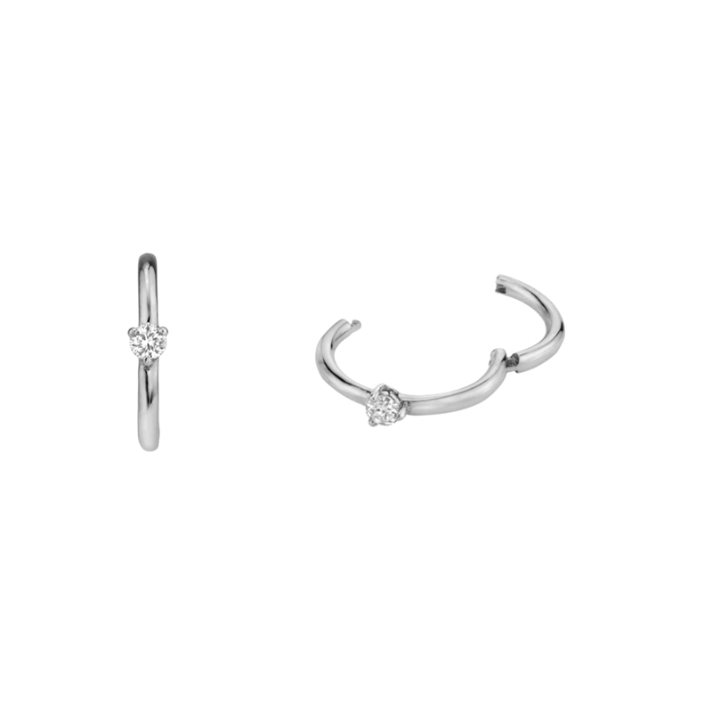 CRMYA Gold Silver Color Circle - Conch Earring Hoop ulasan dan harga
