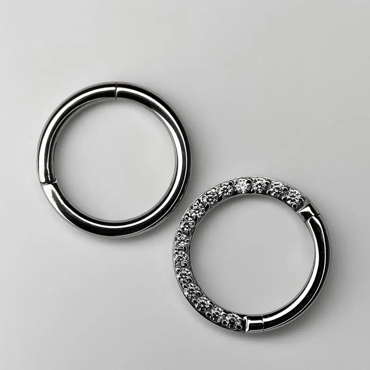 G23 Titanium Nose Ring 14G 16G - Helix Cartilage Ring ulasan dan harga