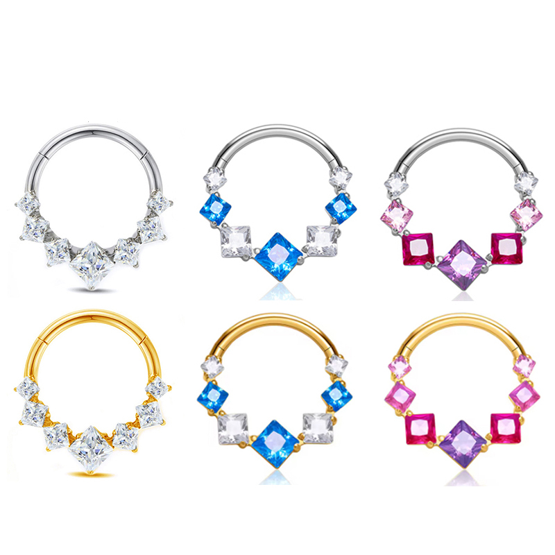 1PC ASTM F136 G23 Titanium Got - Conch Earring Hoop ulasan dan harga