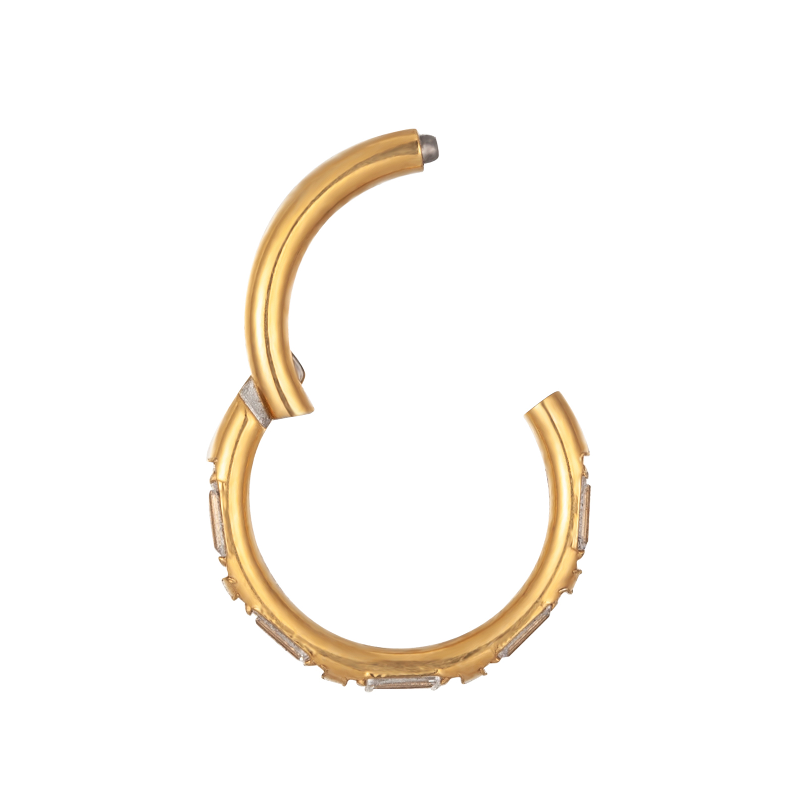 1PS G23 Titanium Earrings Squa - Body Jewelry Quality ulasan dan harga