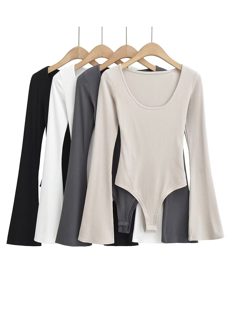 Women Flare Sleeve Knitted Bod - Body Jewelry Retainers ulasan dan harga