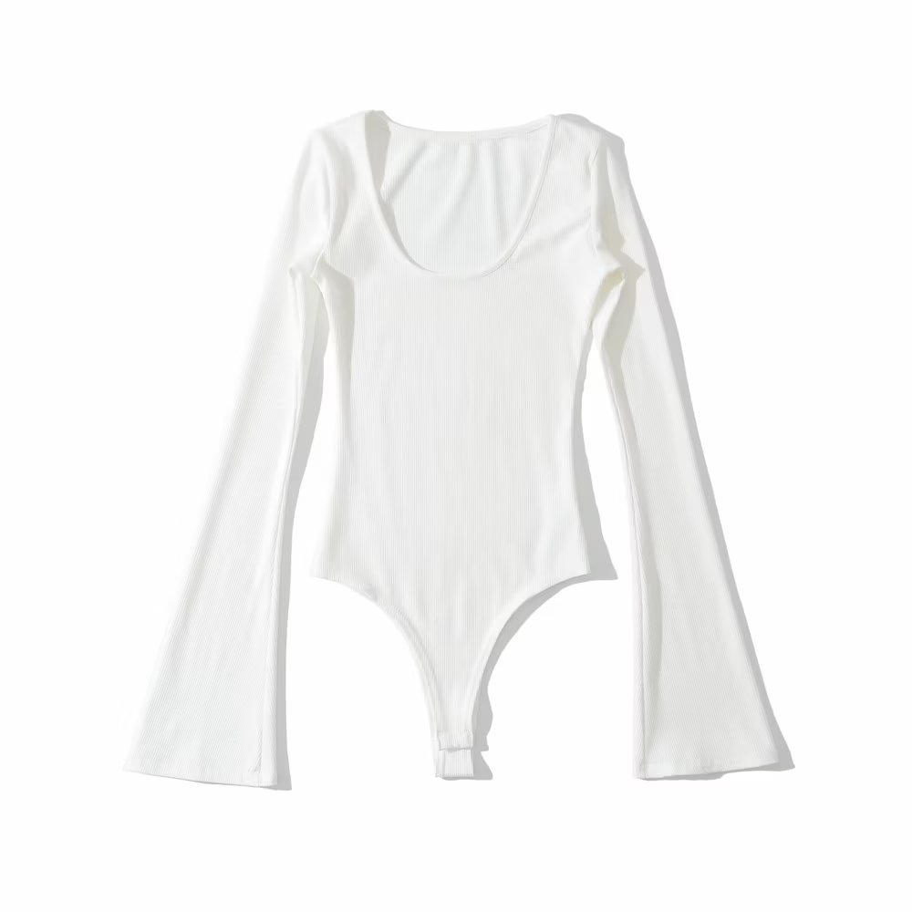 Women Flare Sleeve Knitted Bod - Body Jewelry Retainers ulasan dan harga