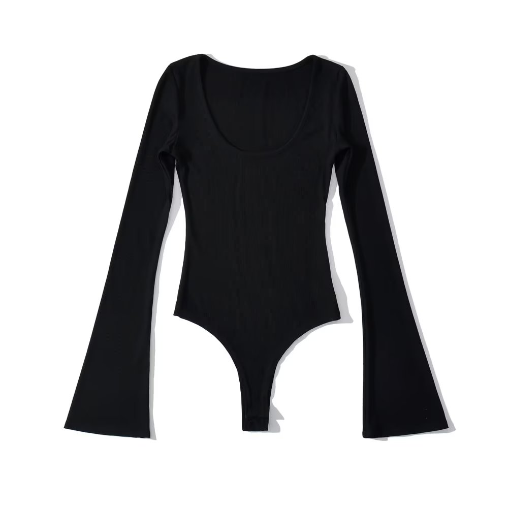Women Flare Sleeve Knitted Bod - Body Jewelry Retainers ulasan dan harga