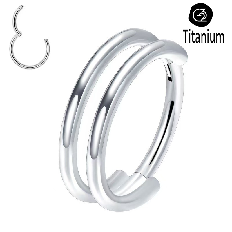 ASTM F136 Ear Piercing G23 Tit - Conch Earring Hoop ulasan dan harga