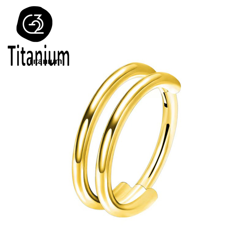 ASTM F136 Ear Piercing G23 Tit - Conch Earring Hoop ulasan dan harga