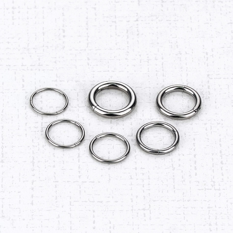 1Pc G23 Titanium Hinged Segmen - Helix Cartilage Ring ulasan dan harga