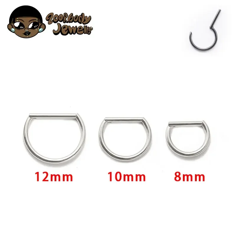 1Pcs G23 Titanium Piercing 16G - Helix Cartilage Ring ulasan dan harga