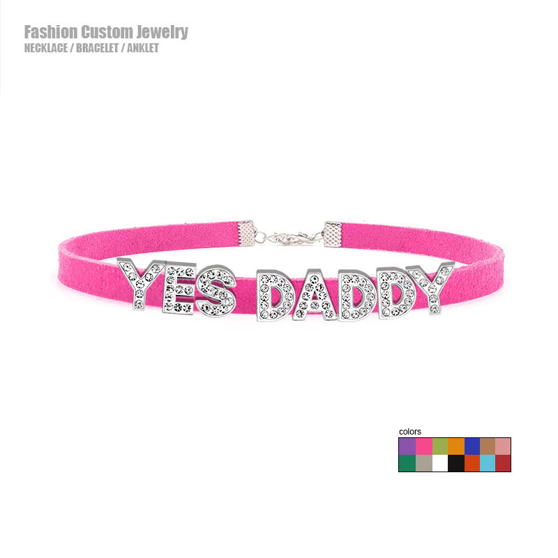 Sexy Rhinestone Letters YES DA - Body Jewelry Goth ulasan dan harga