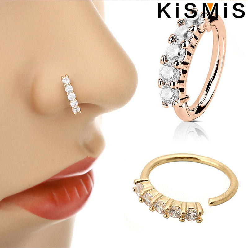 Hoop Nose Rings Small Hoop Ear - Body Jewelry Nose Ring ulasan dan harga