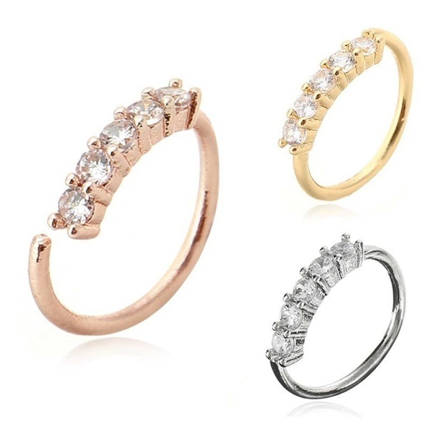 Hoop Nose Rings Small Hoop Ear - Body Jewelry Nose Ring ulasan dan harga