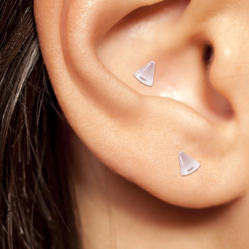 10-50Pcs Transparent Lip Studs - Body Jewelry Goth ulasan dan harga