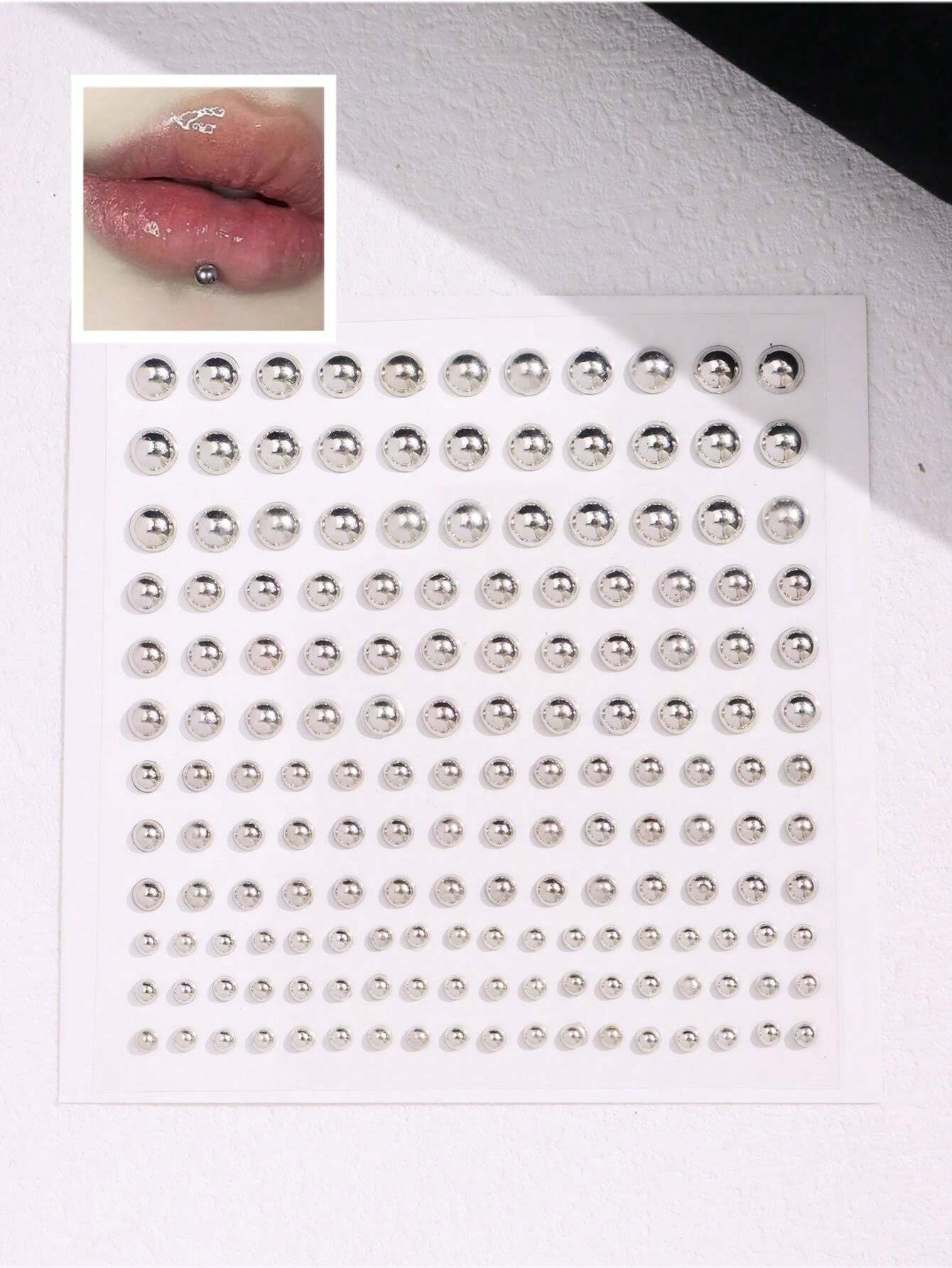 165pcs/Set 3-6mm Silver Plated - Body Jewelry Nose Ring ulasan dan harga
