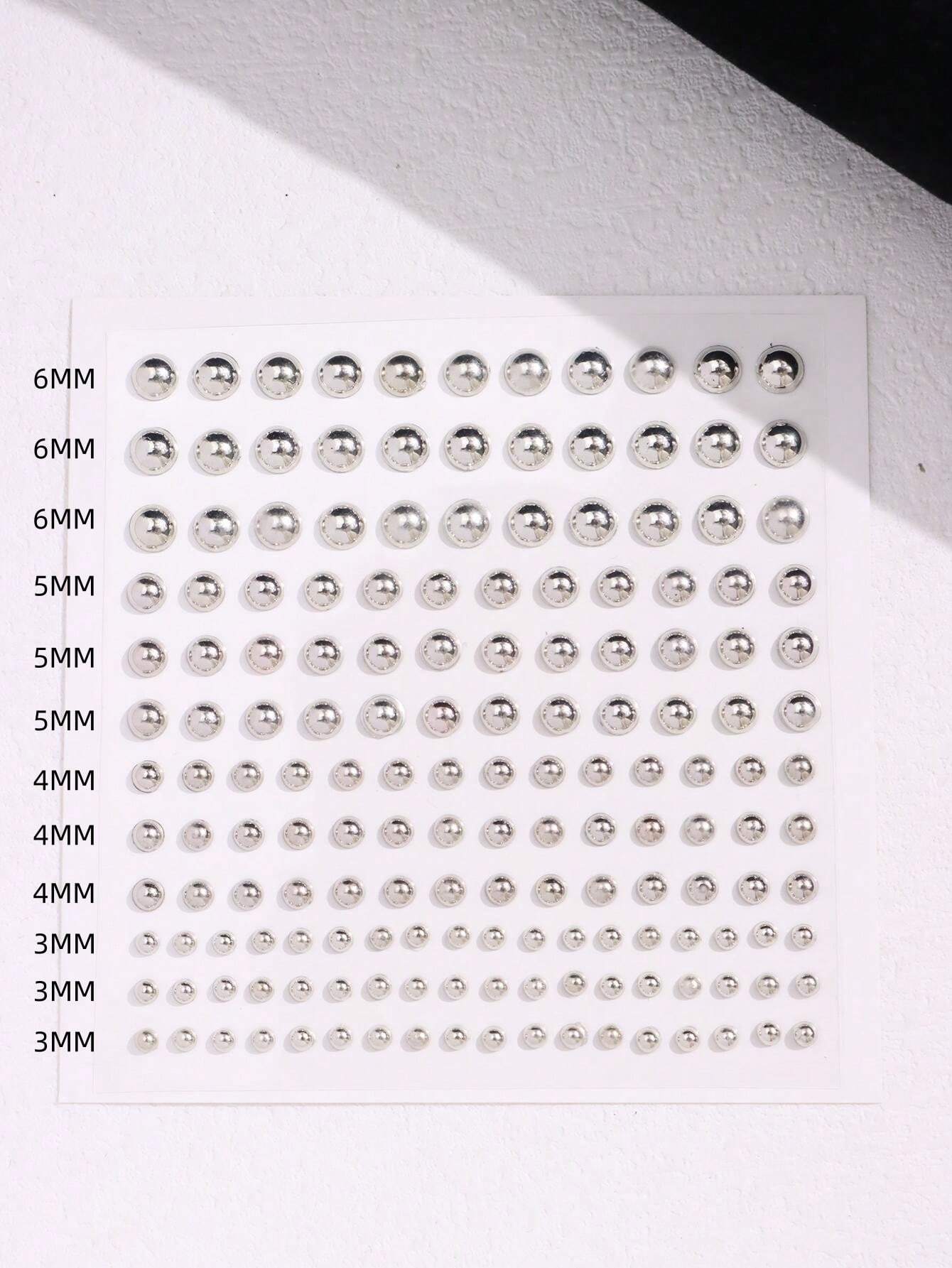 165pcs/Set 3-6mm Silver Plated - Body Jewelry Nose Ring ulasan dan harga