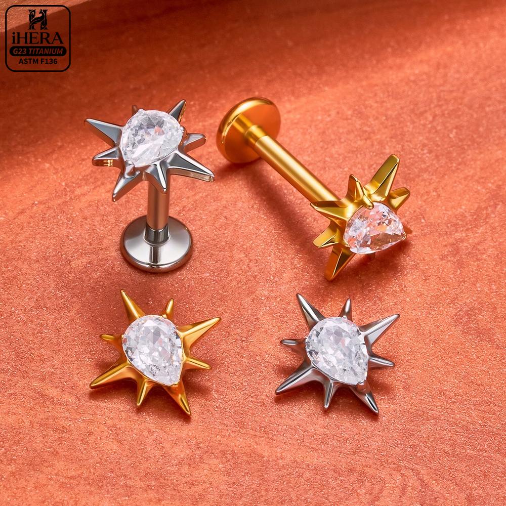 ASTM F136 Titanium Dinosaur Gh - Conch Earring Hoop ulasan dan harga