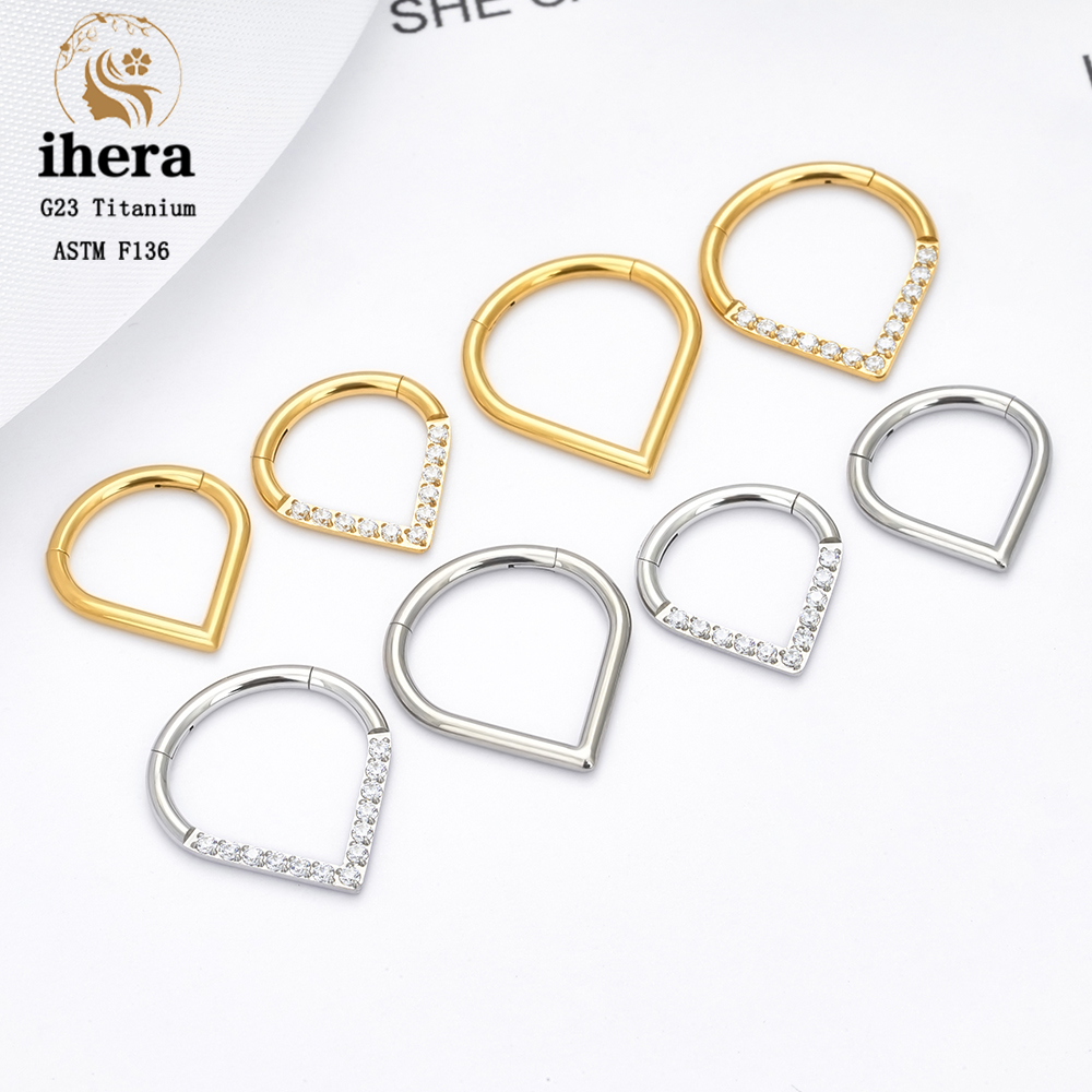 G23 Titanium F136 Water Drop N - Helix Cartilage Ring ulasan dan harga