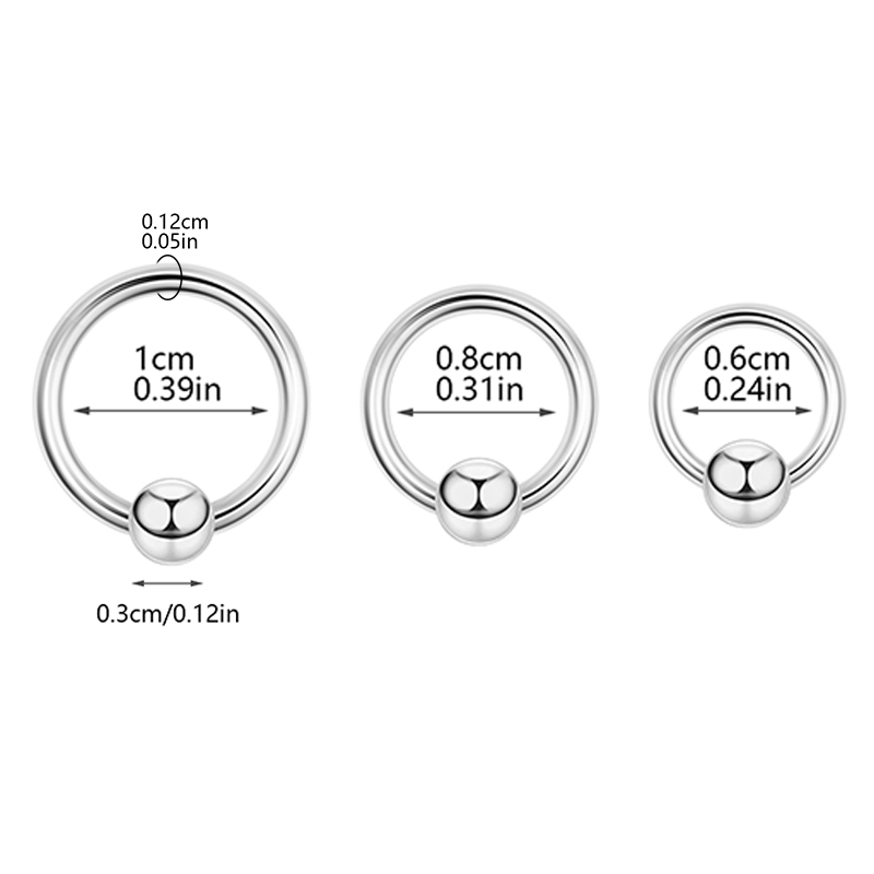 2pcs New type of ball-clamped  - Body Jewelry Metal Types ulasan dan harga