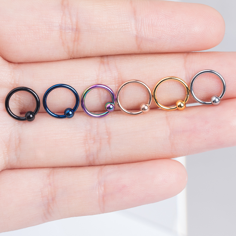 2pcs New type of ball-clamped  - Body Jewelry Metal Types ulasan dan harga