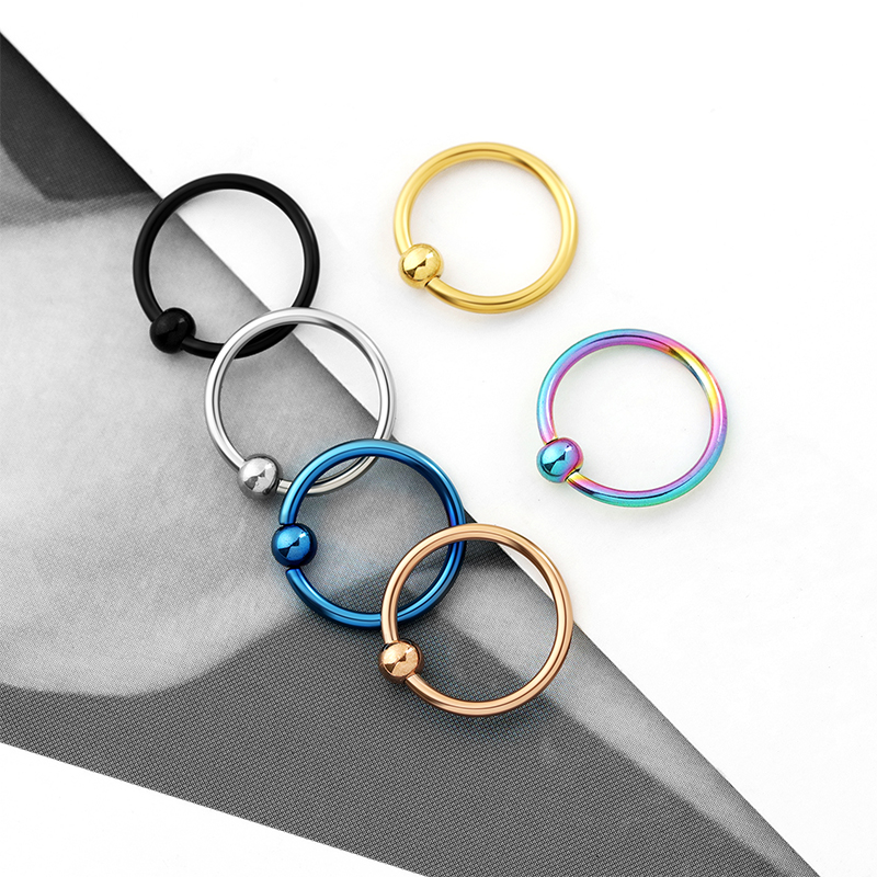 2pcs New type of ball-clamped  - Body Jewelry Metal Types ulasan dan harga