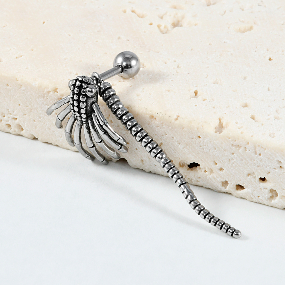 1-2PCS Retro Monster Spider St - Body Jewelry Quality ulasan dan harga