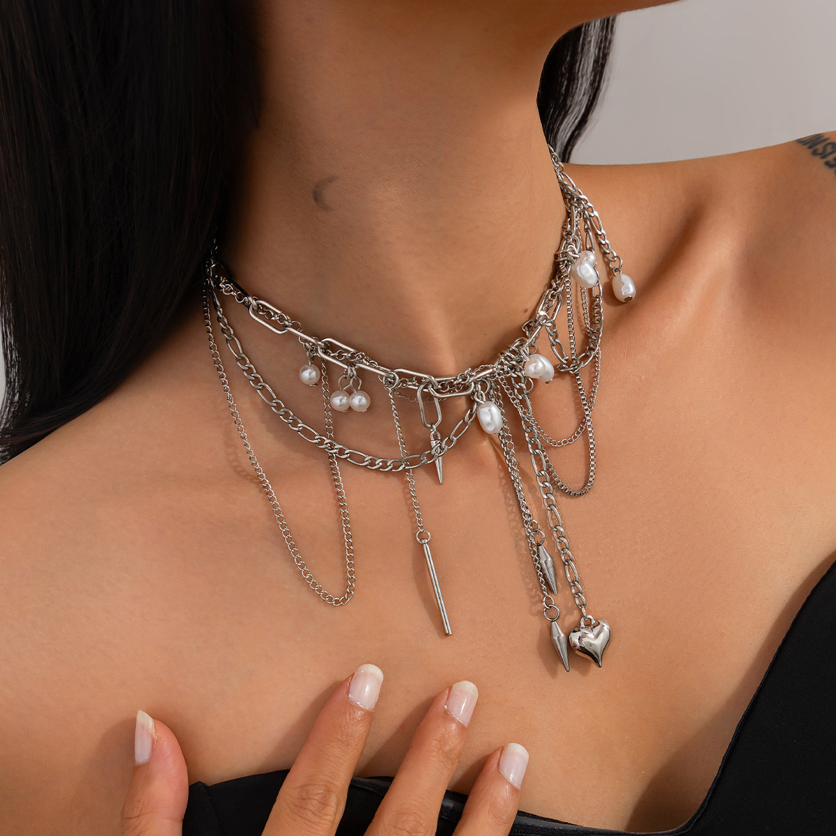 Vintage Irregular Imitation Pe - Body Jewelry Goth ulasan dan harga