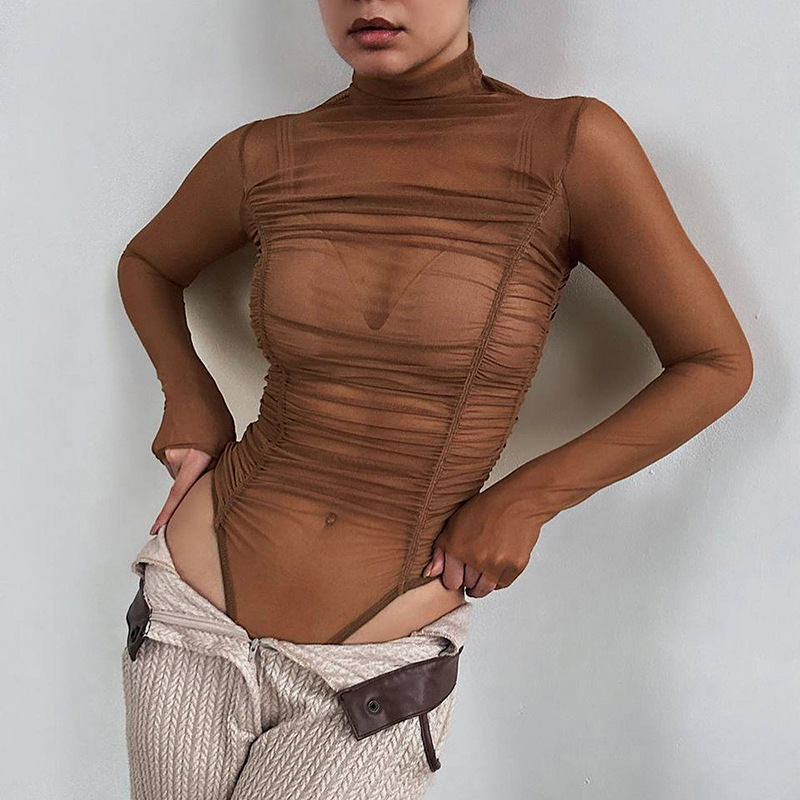 Autumn 2023 Long Sleeve Mesh S - Body Jewelry Retainers ulasan dan harga