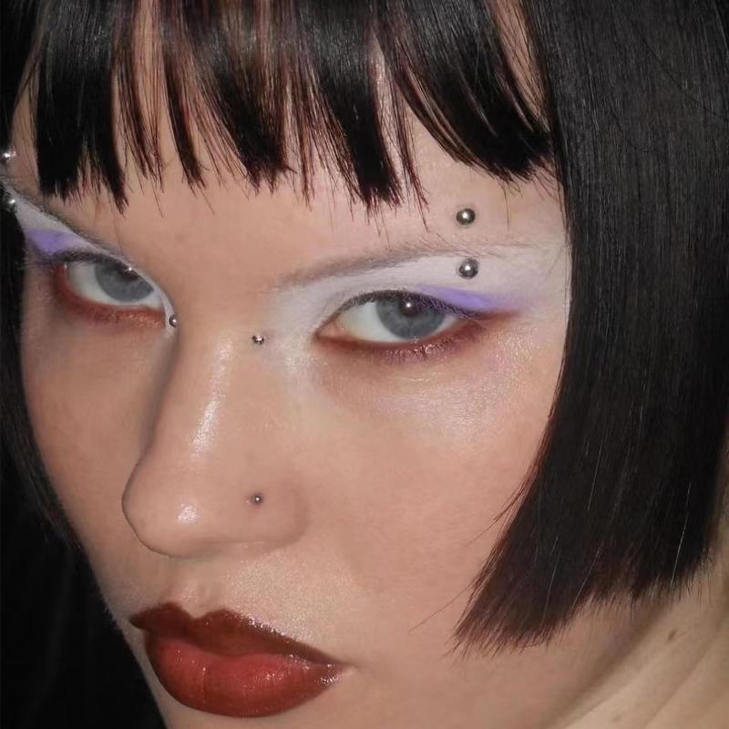 321pcs Non Piercing Lip Studs  - Body Jewelry Nose Ring ulasan dan harga