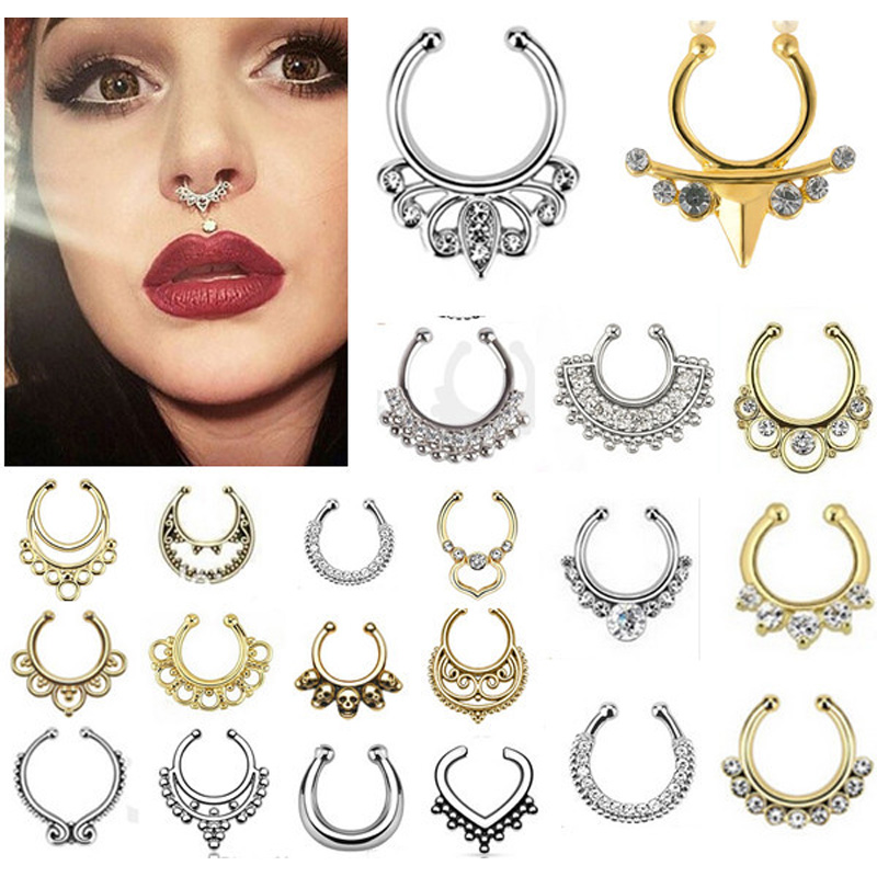 Indian Crystal Snag In The Nos - Body Jewelry Nose Ring ulasan dan harga