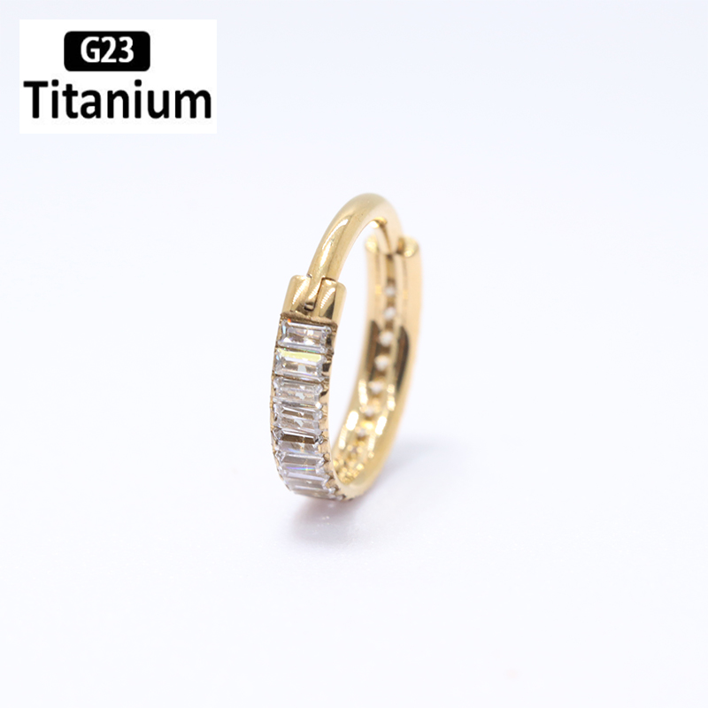ASTM F136 Titanium Piercing Ea - Conch Earring Hoop ulasan dan harga