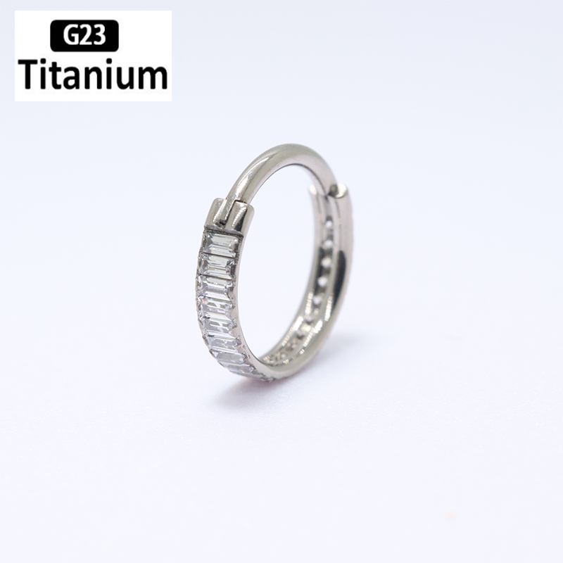 ASTM F136 Titanium Piercing Ea - Conch Earring Hoop ulasan dan harga