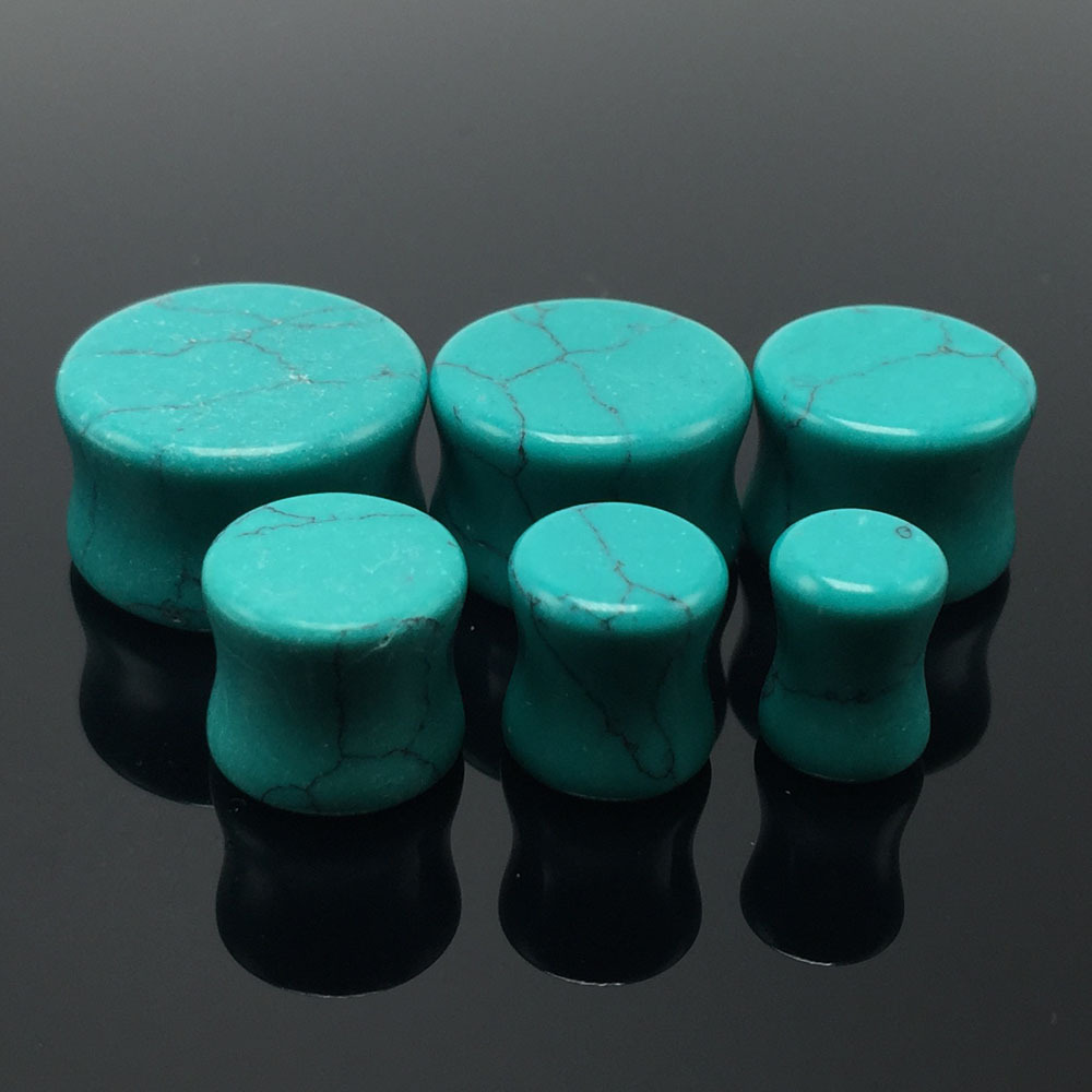 Alisouy 2 pieces fashion Green - Body Jewelry Gauge To Mm ulasan dan harga