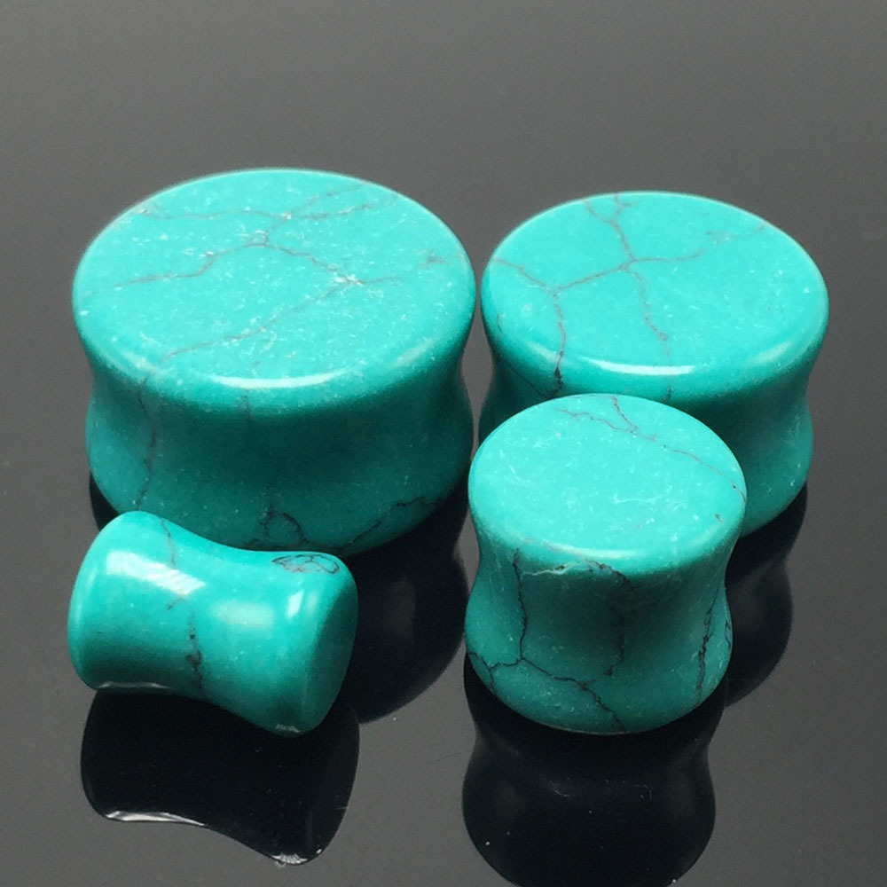 Alisouy 2 pieces fashion Green - Body Jewelry Gauge To Mm ulasan dan harga