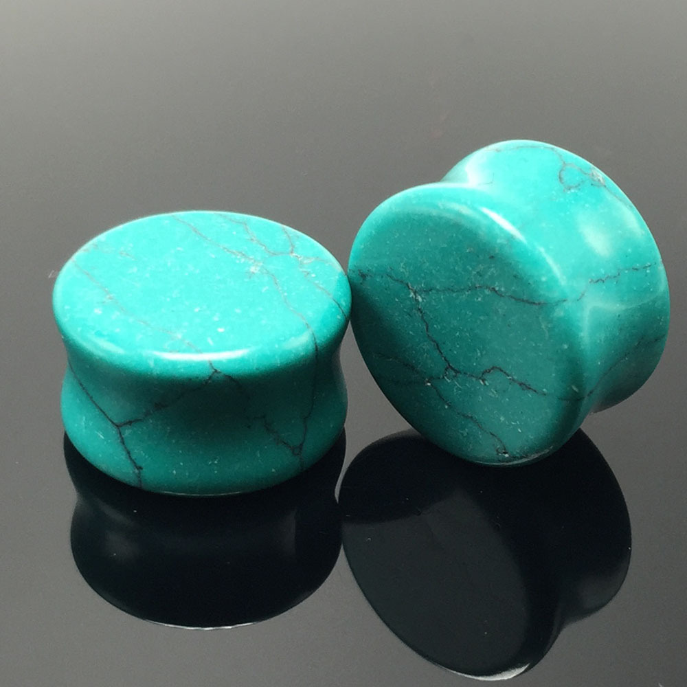 Alisouy 2 pieces fashion Green - Body Jewelry Gauge To Mm ulasan dan harga