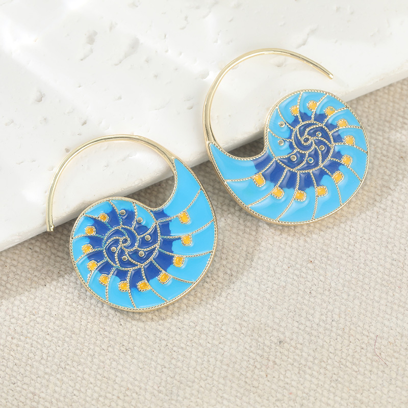 Fashion Imitation Enamel Conch - Conch Earring Hoop ulasan dan harga