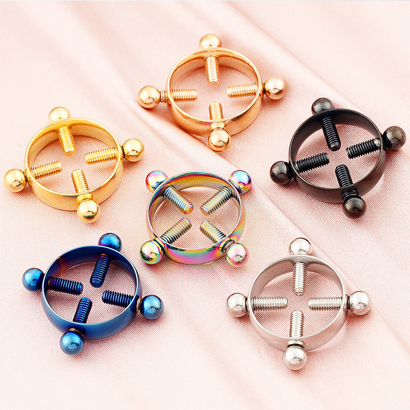 1pair Stainless Steel Cross Ni - Body Jewelry Goth ulasan dan harga