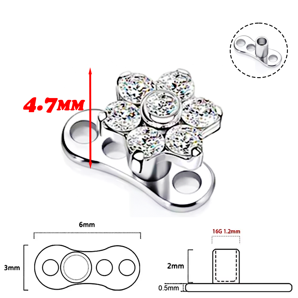 F136 Titanium Alloy High-Quali - Body Jewelry Quality ulasan dan harga