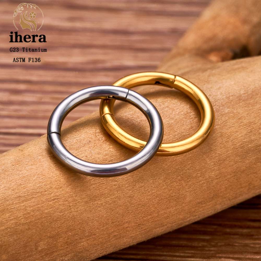 10/50PCS G23 Titanium Nose Rin - Helix Cartilage Ring ulasan dan harga