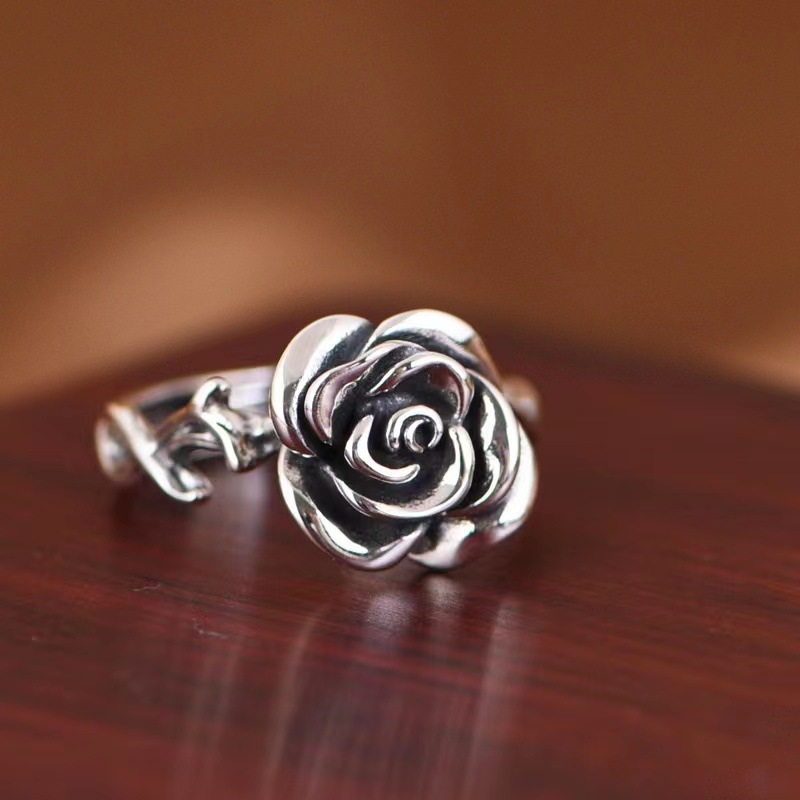925 Sterling Silver Ring Vinta - Body Jewelry High Quality ulasan dan harga