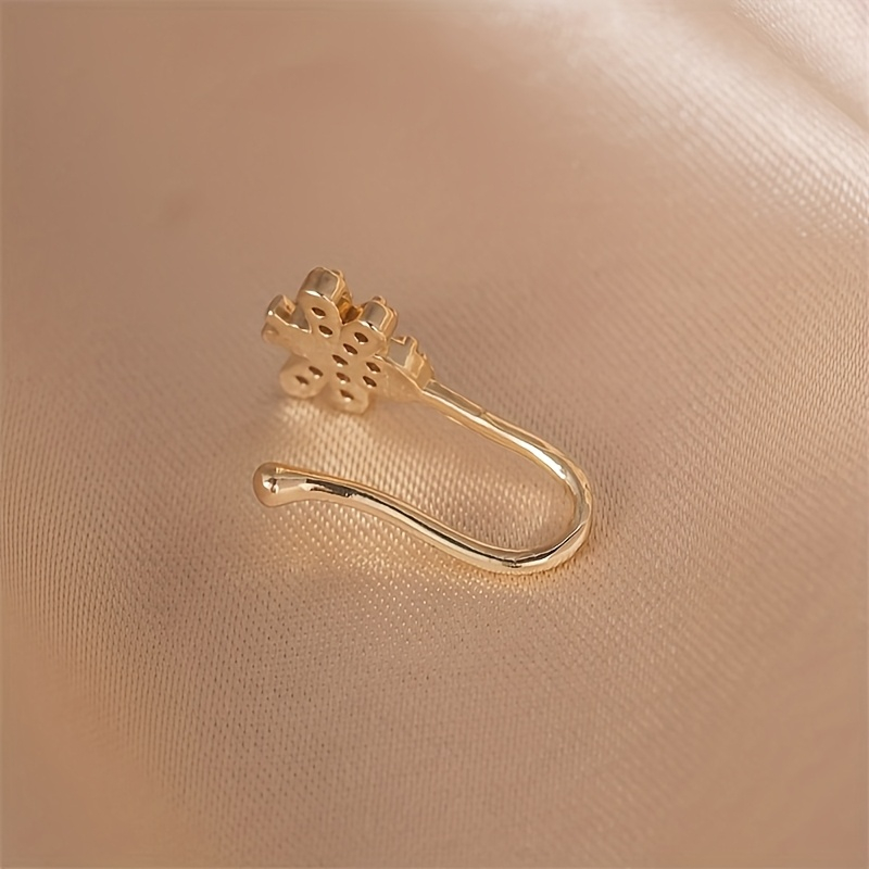 1-piece cute little bee zircon - Body Jewelry Nose Ring ulasan dan harga