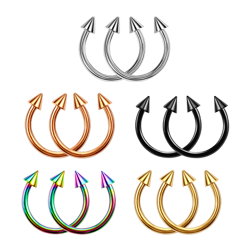 1PC Titanium Piercing Nariz Ci - Helix Cartilage Ring ulasan dan harga